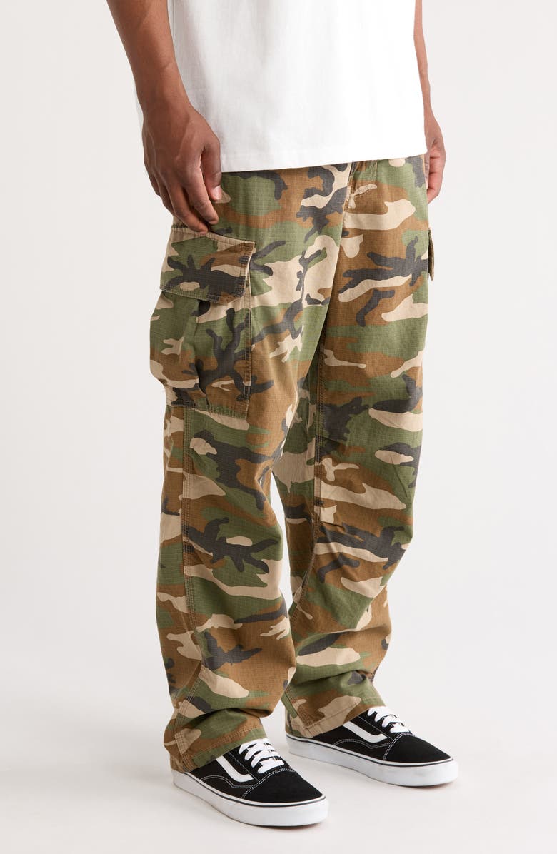 Vans Para Camo Baggy Cargo Pants, Alternate, color, Aluminum Camo