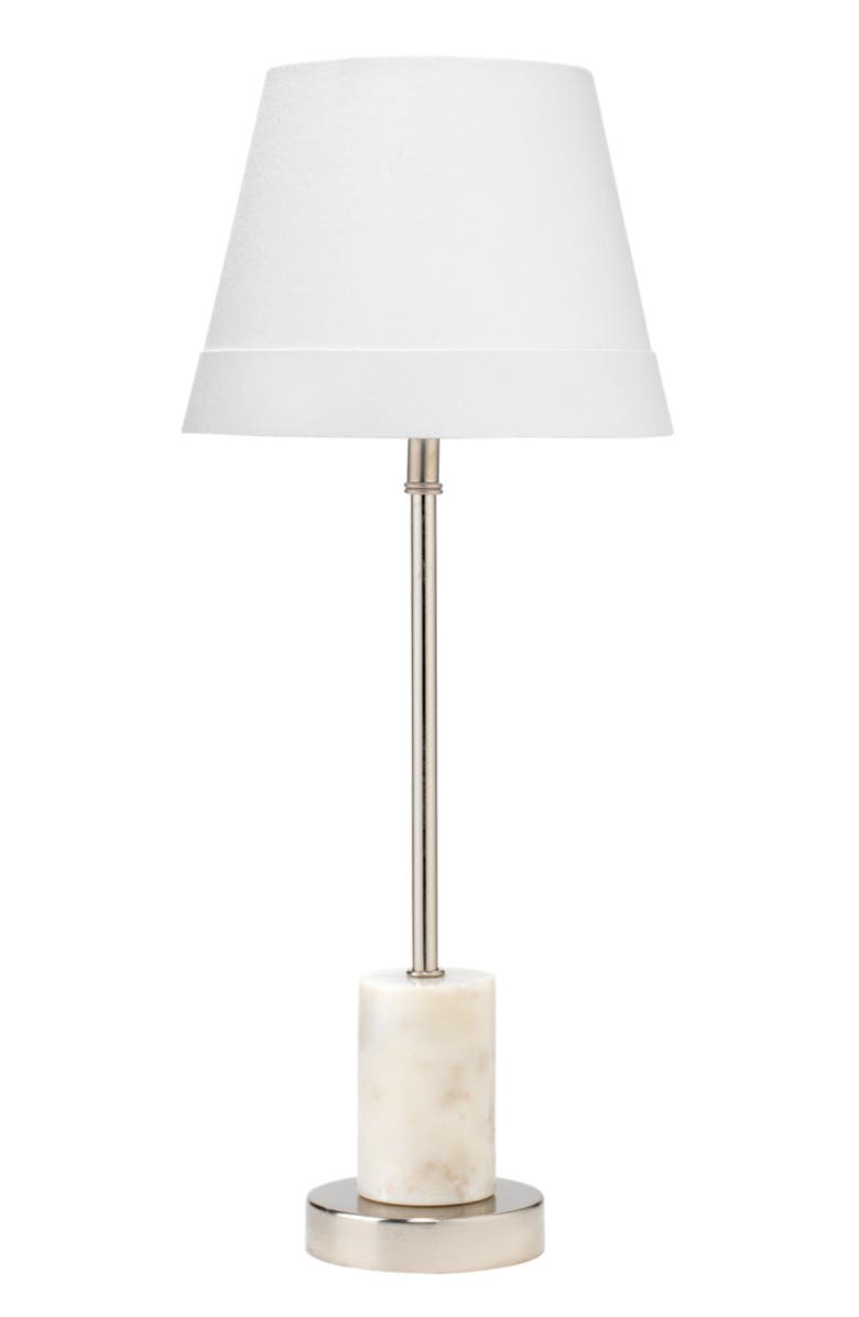 JAMIE YOUNG Darcey Marble Table Lamp, Main, color, White