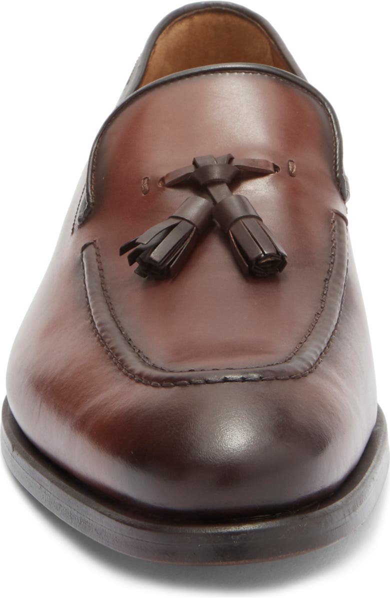 ANTONIO MAURIZI Tassel Loafer, Alternate, color, Mahogany