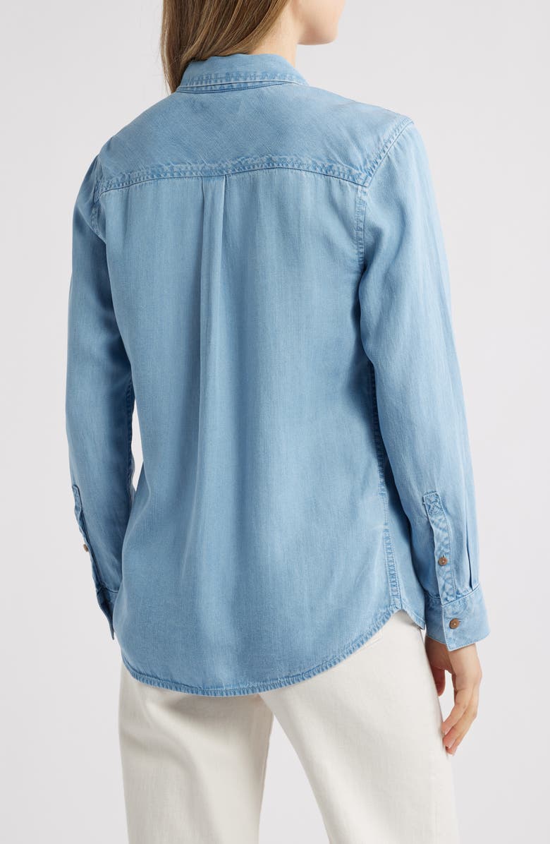 Tommy Bahama Olei Chambray Button-Up Shirt, Alternate, color, 