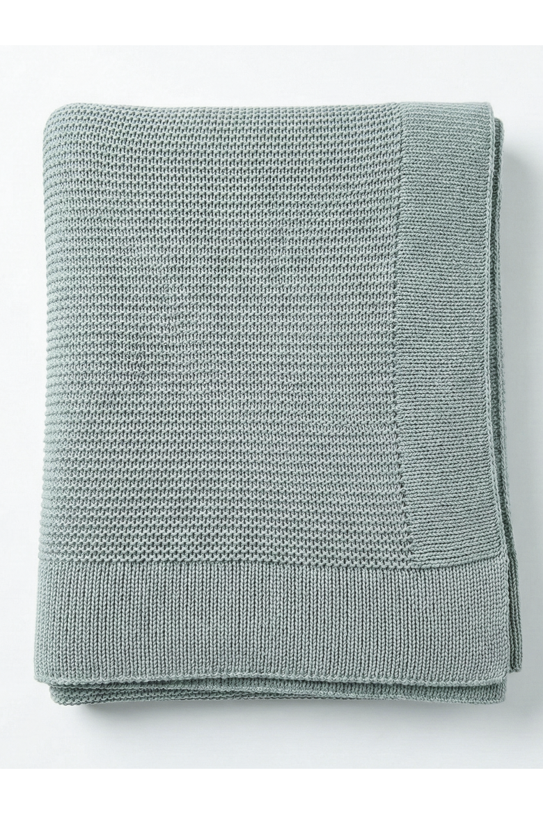 Harbor Knit Throw, Main, color, Tea Green