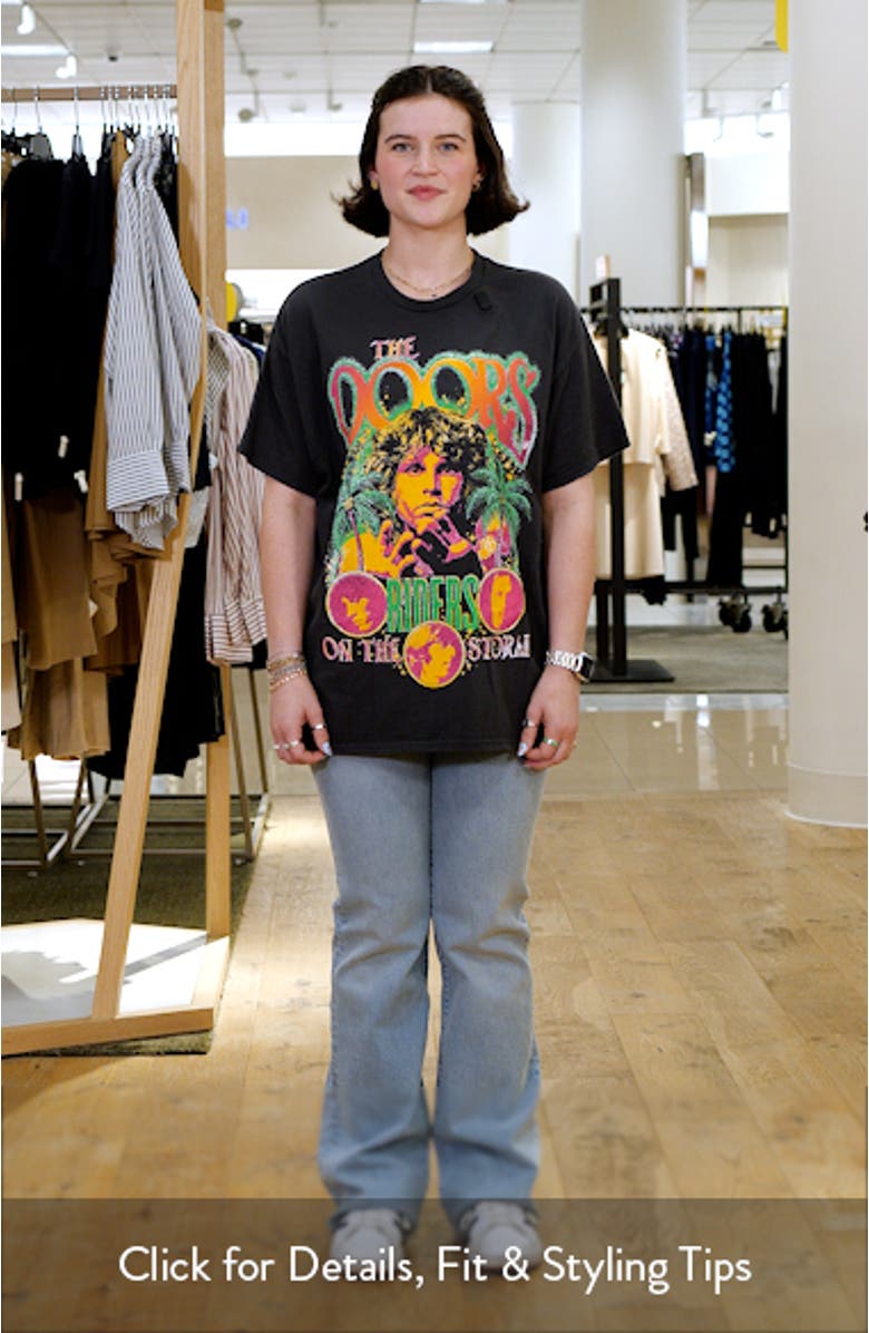 The Doors Riders on the Storm Oversize Graphic T-Shirt, sales video thumbnail