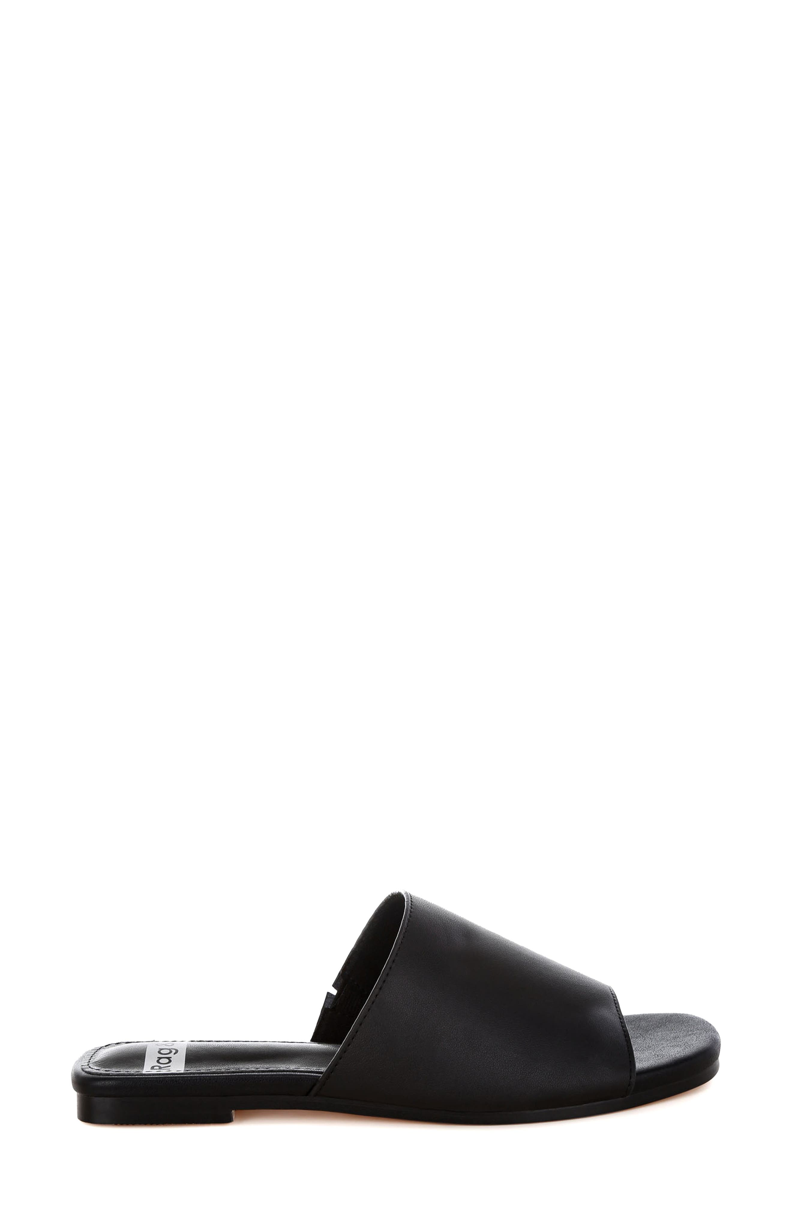 Shanon Slide Sandal, Alternate, color, BLACK