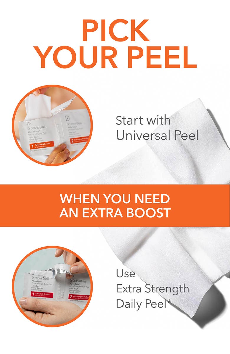 Dr. Dennis Gross Skincare The Peel Vault Set $245 Value, Alternate, color, 