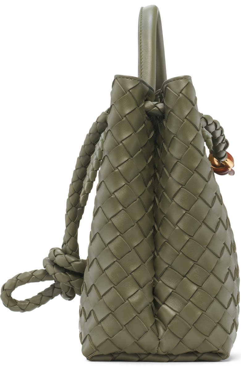 Bottega Veneta Medium Andiamo Intrecciato Leather Shoulder Bag, Alternate, color, 3272 Pickle-Mb-Rhum-Pic