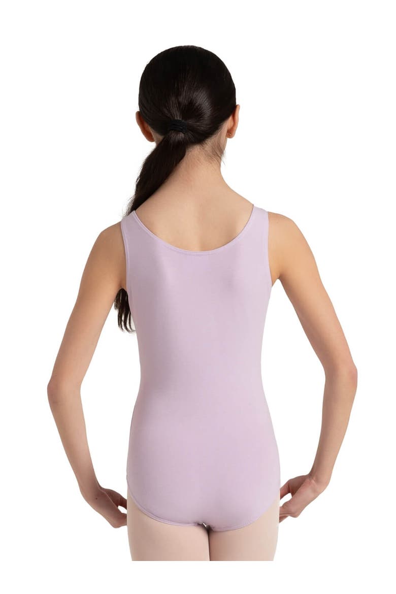 High-Neck Tank Leotard, Alternate, color, lavender