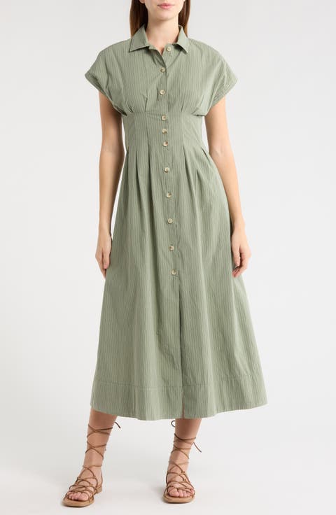 Arden Midi Shirtdress