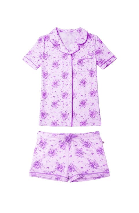 Floral Print Short Sleeve Jersey PJ