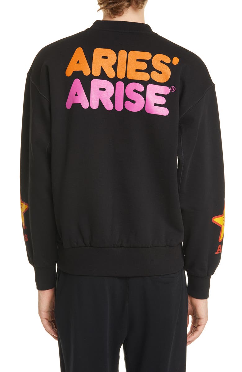 Aries Fast Food Graphic Sweatshirt, Alternate, color,