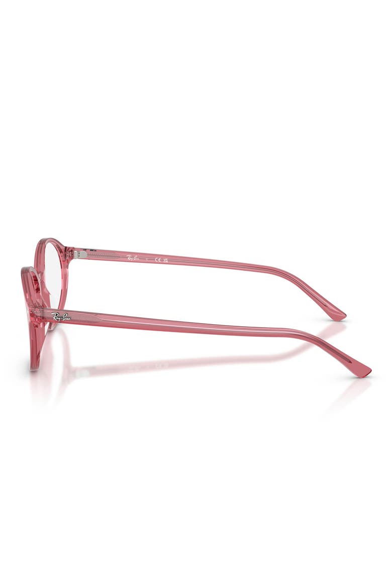 53mm Oval Optical Glasses, Alternate, color, PINK
