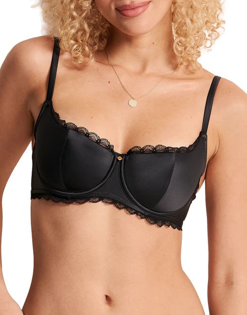 Adore Me Elsie Contour Balconette Bra In Black