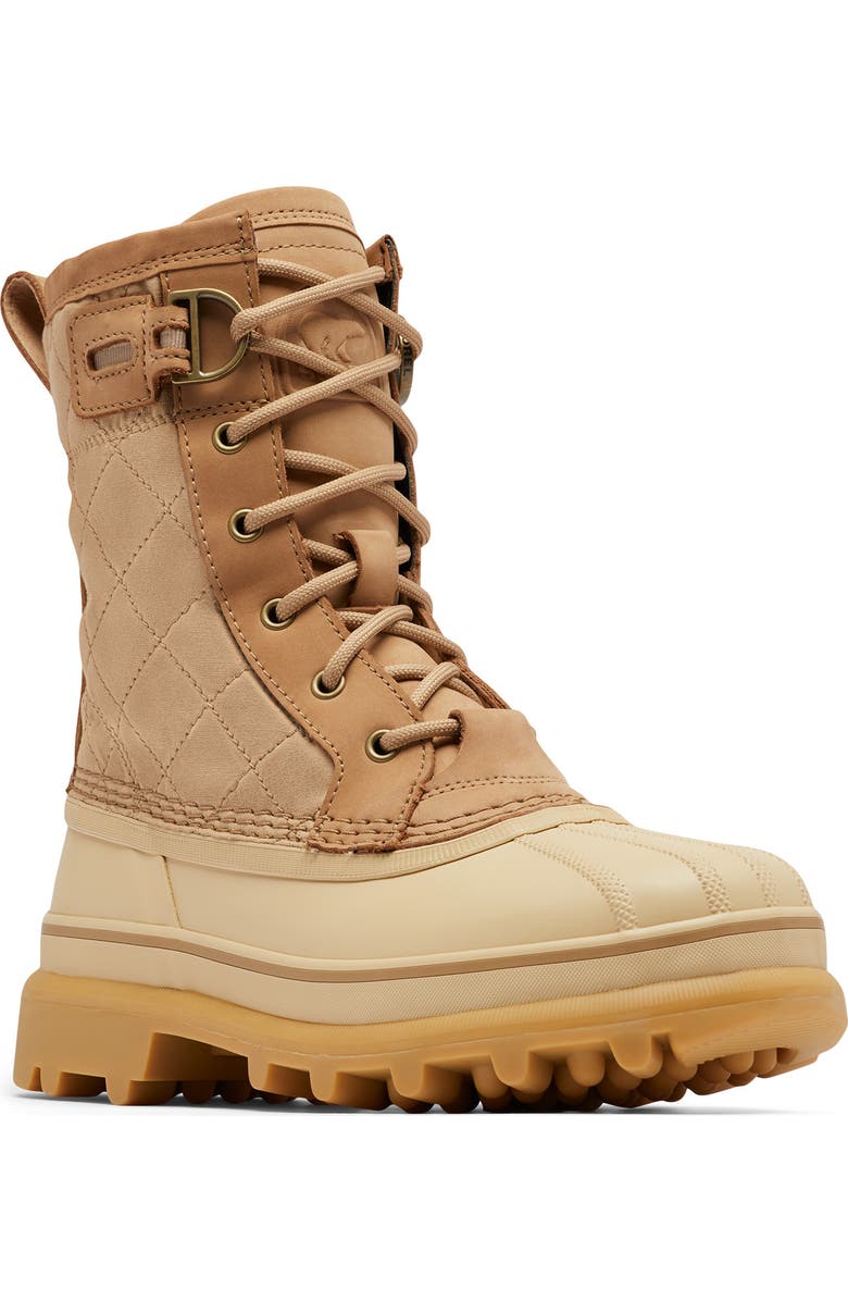 SOREL Caribou Royal Waterproof Boot, Main, color, Canoe/ Caribou Beige