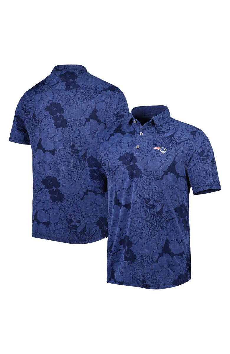 Tommy Bahama Men's Tommy Bahama Navy New England Patriots Miramar Blooms Polo, Main, color, 