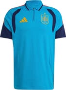 adidas Men's adidas  Turquoise Spain National Team 2026 Tiro Training Polo