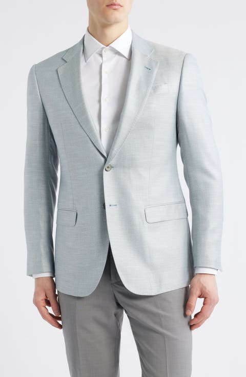Viscose Sharkskin Sport Coat