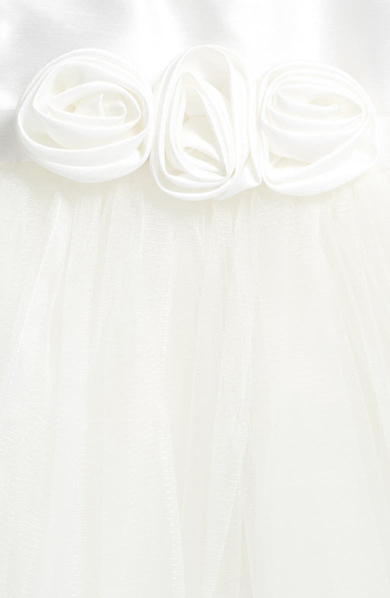 Popatu Rosette Fit & Flare Dress, Alternate, color,