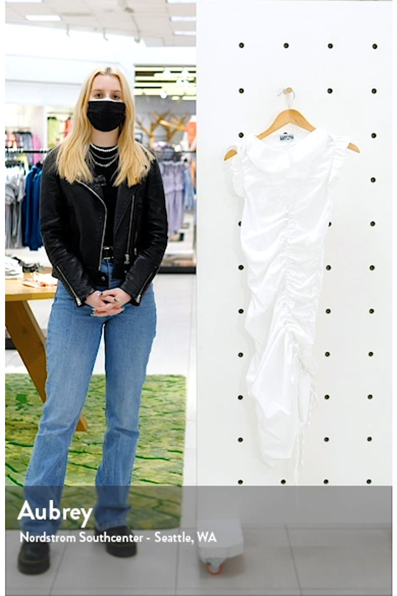 Cowl Neck Ruched Dress video