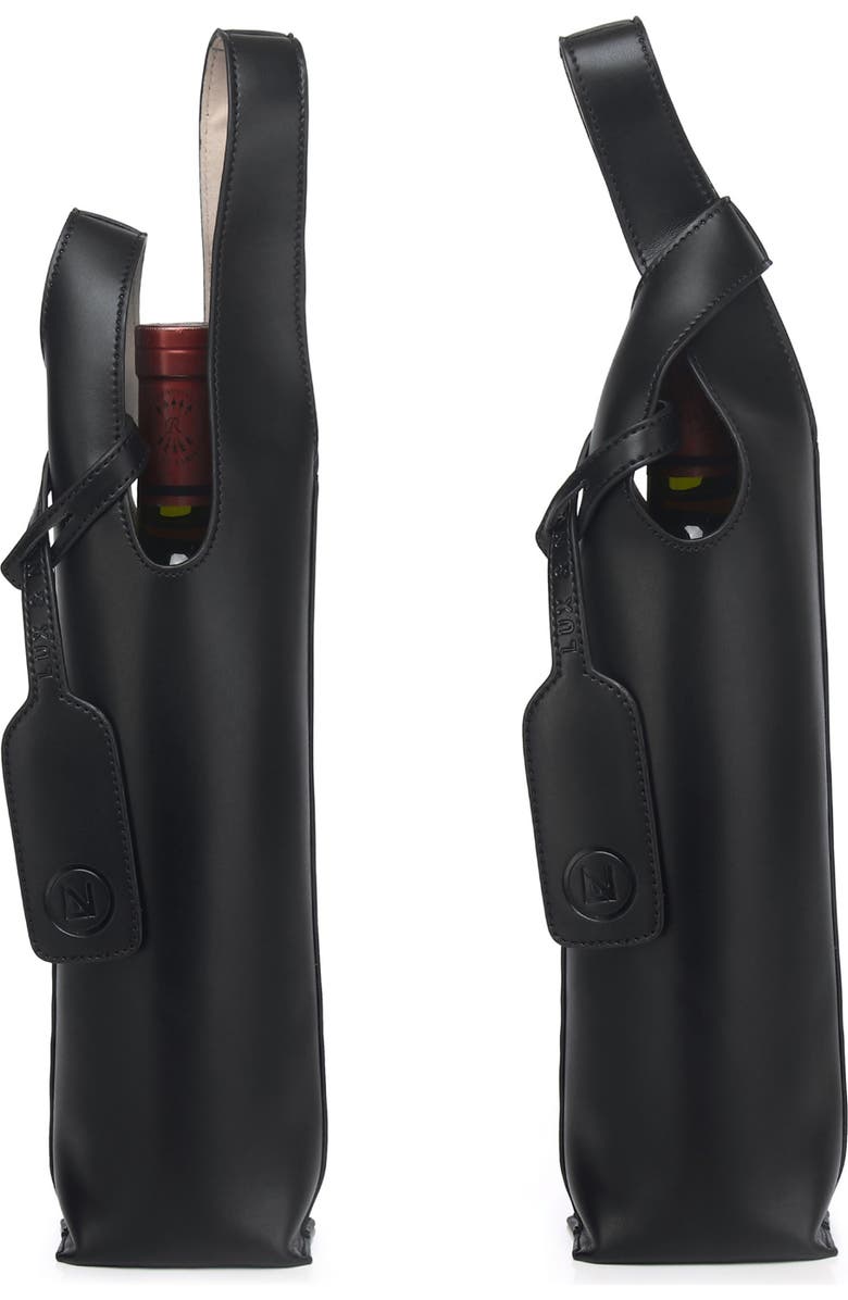 Lux and Nyx 1.5-Liter Wine Tote Bottle Bag, Alternate, color, Black