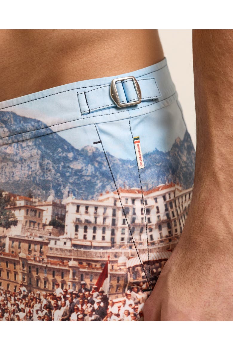 Bulldog Mid-Length Swim Shorts, Alternate, color, START YOUR ENGINES