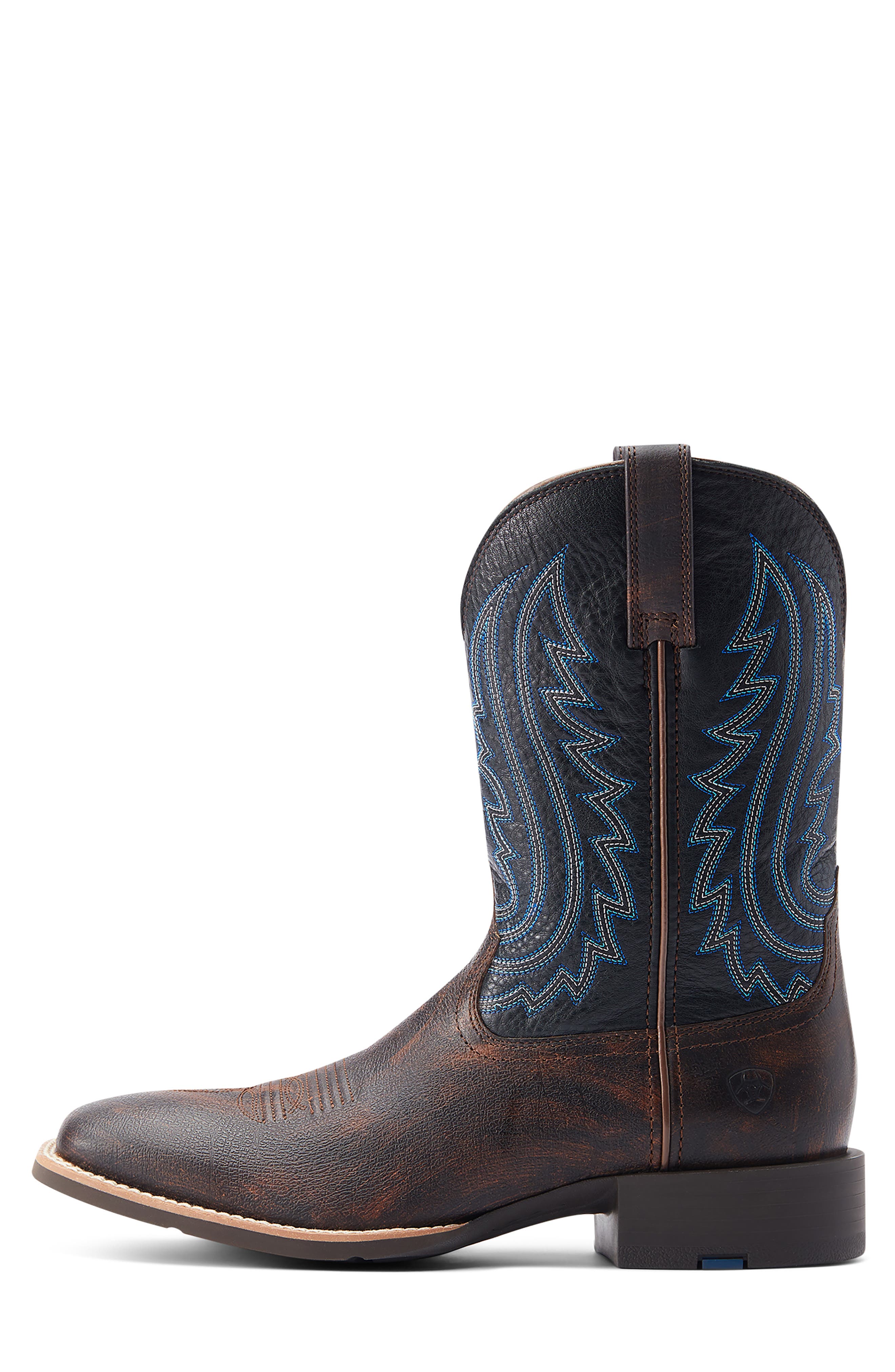 Sport Big Country Wide Square Toe Cowboy Boot, Alternate, color, TORTUGA PRINT/ BLACK