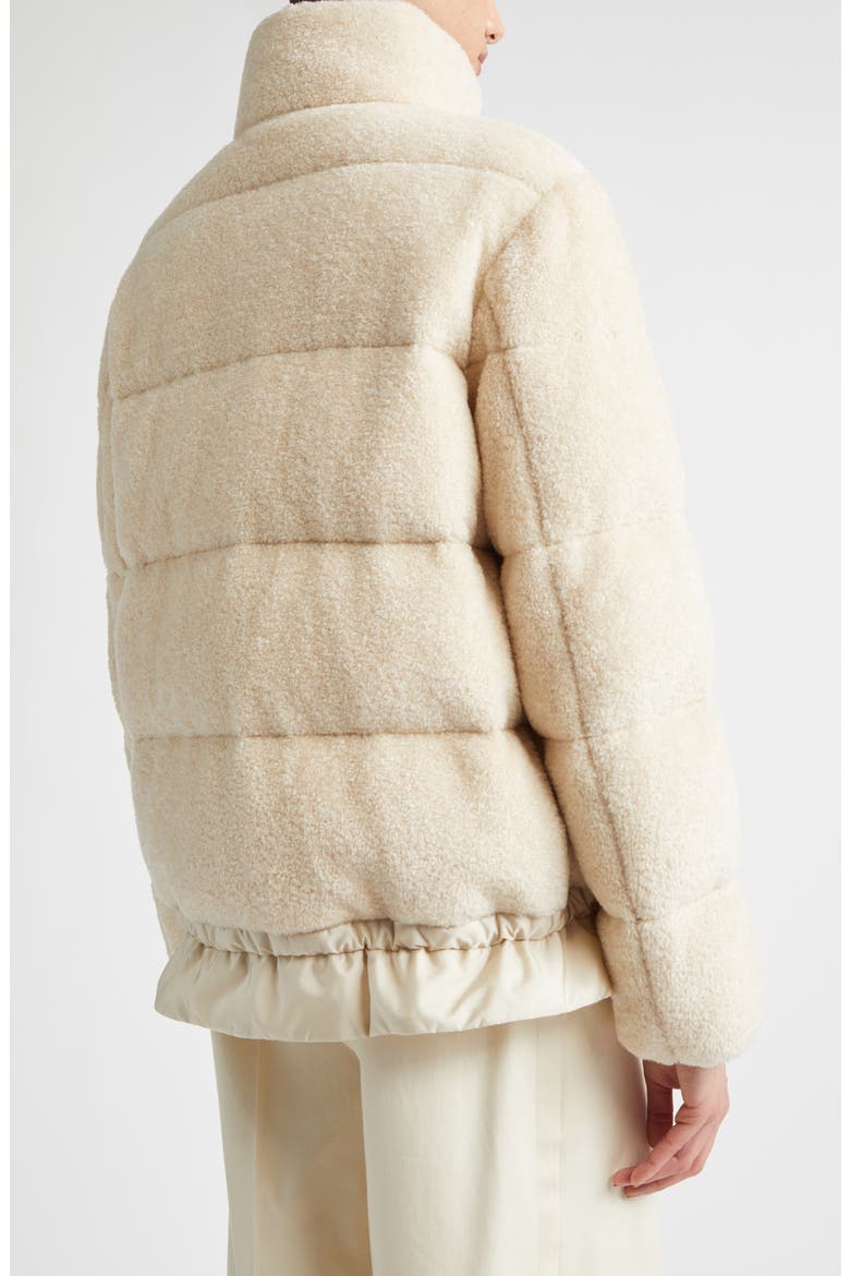 Cedre Teddy Down Jacket, Alternate, color, BEIGE