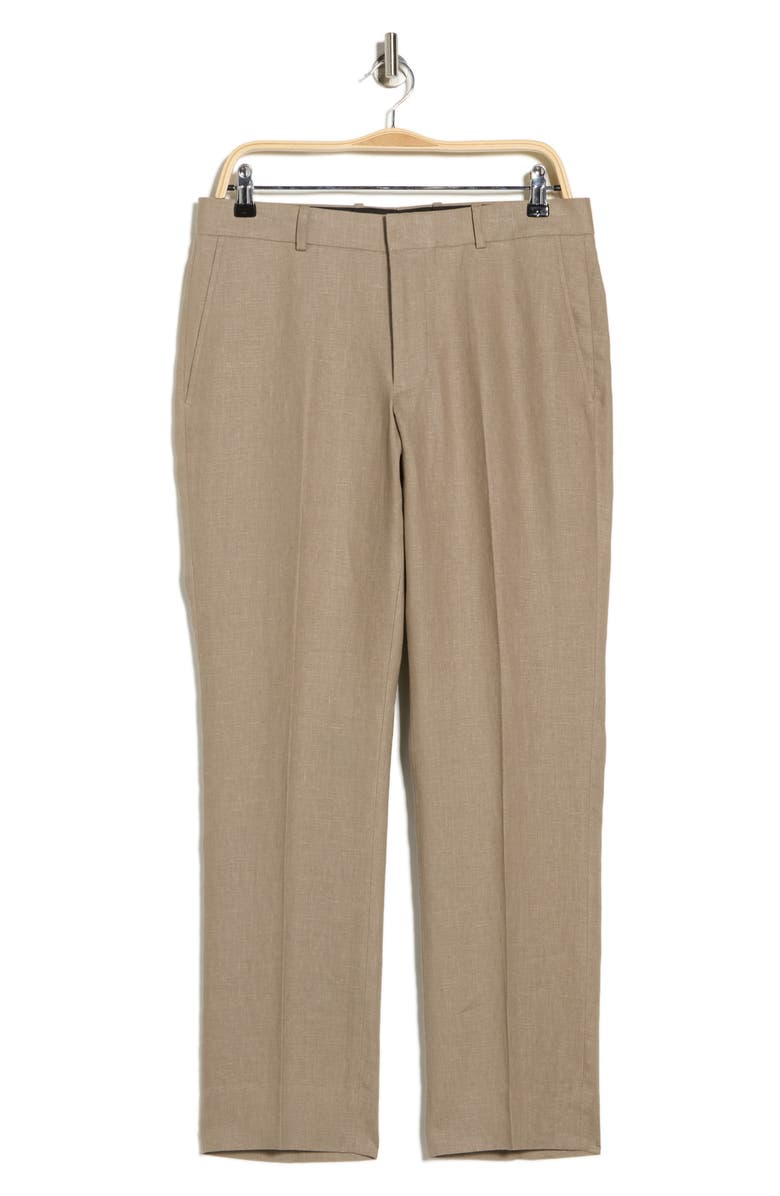 NORDSTROM RACK Linen Suit Separates Dress Pants, Alternate, color, Tan Desert