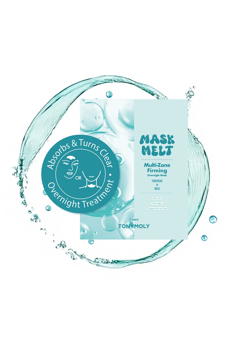 Mask Melt Forehead or Neck Multi-Zone Firming Overnight Mask, Alternate, color, BLUE