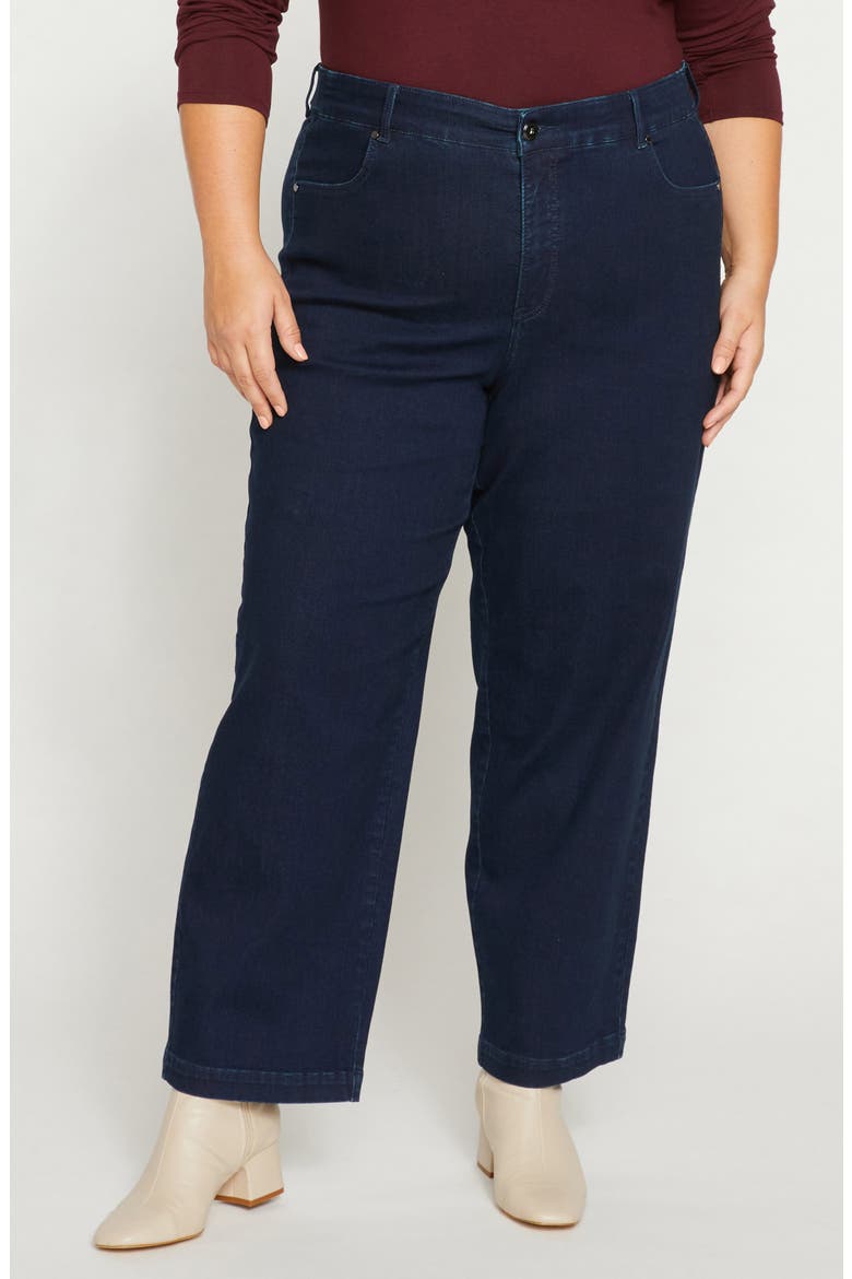 Weekend Straight Leg Jeans, Main, color, DARK INDIGO