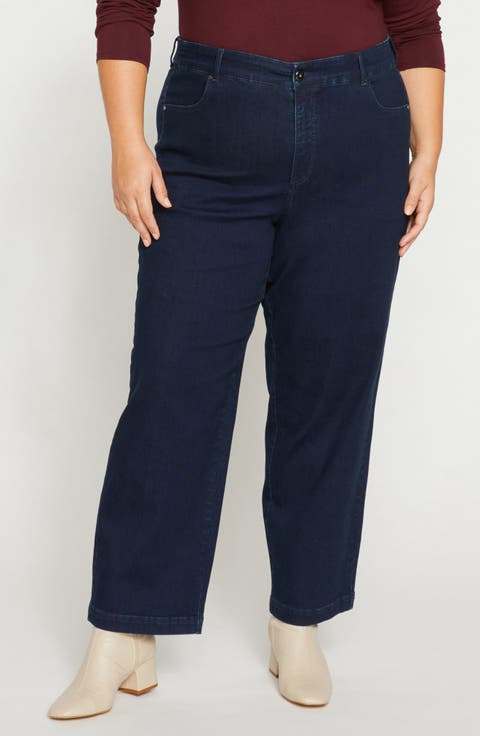 Weekend Straight Leg Jeans (Plus)