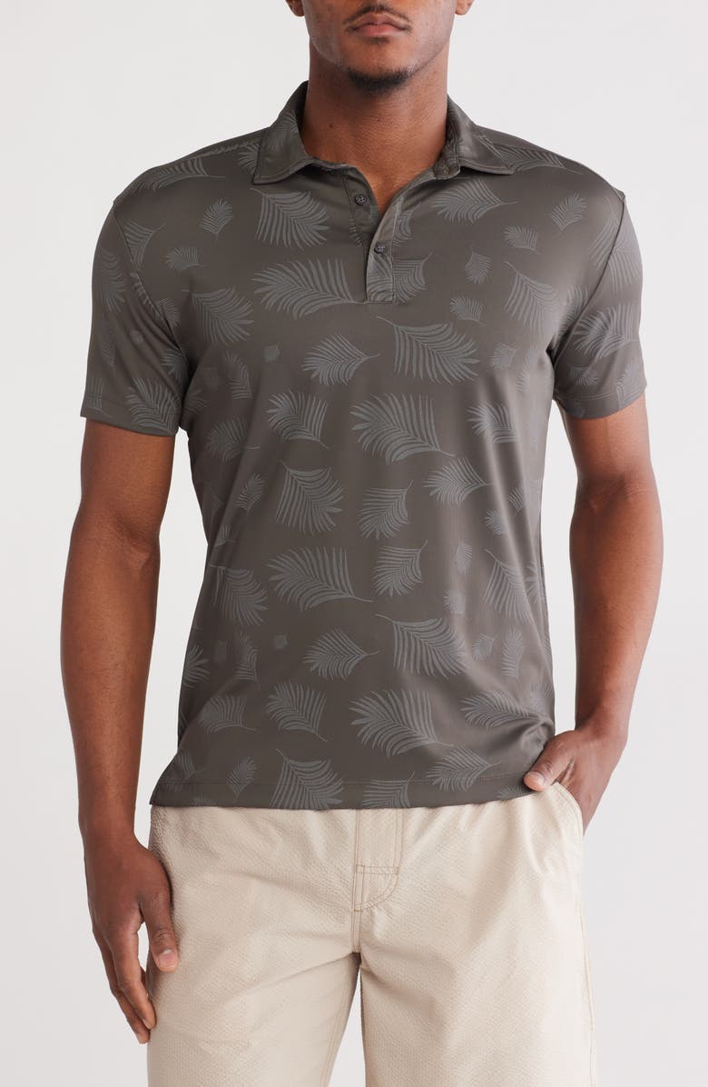 Vintage 1946 Fronds Two-Tone Piqué Polo, Main, color,