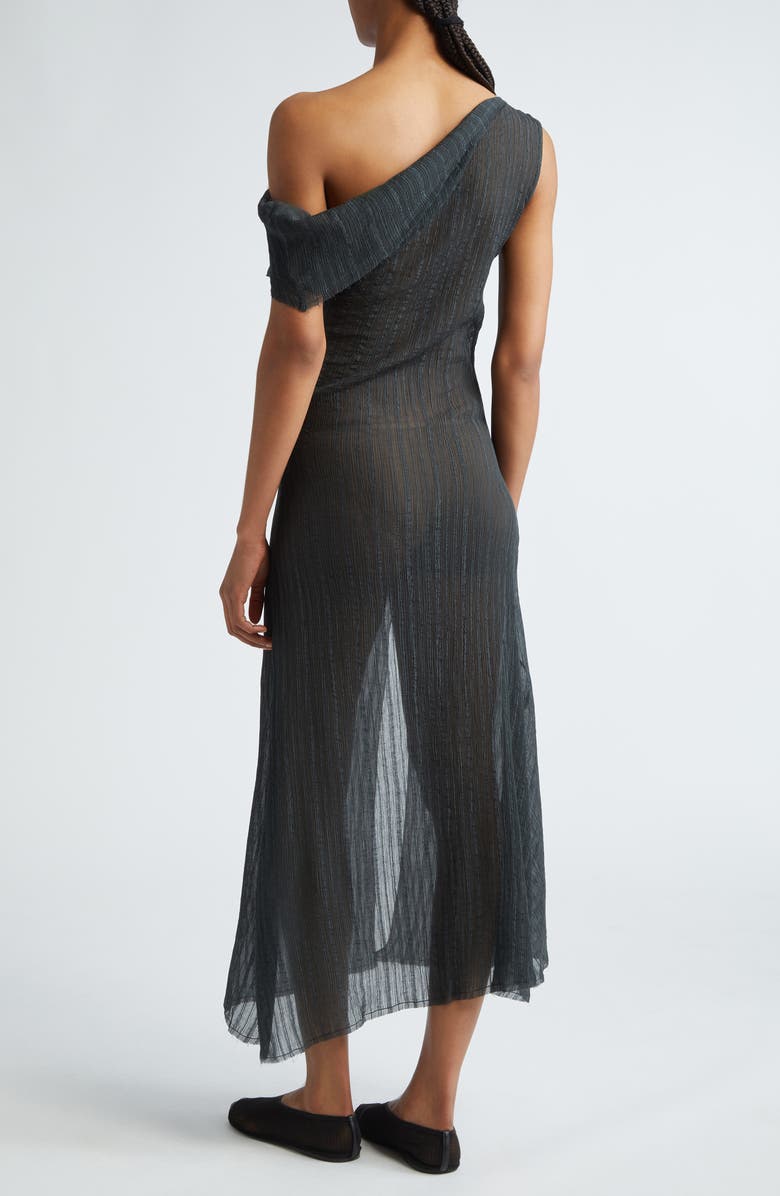 Paloma Wool Alice One-Shoulder Cotton & Silk Dress, Alternate, color, 