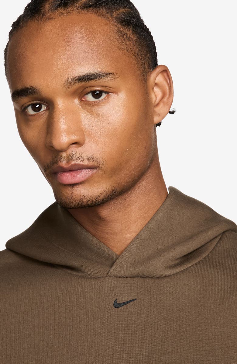 Nike Oversize Hoodie, Alternate, color, Mosswood Brown/ Black