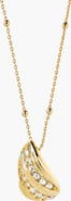 YOJ Twerto Mini Necklace In Gold & Crystals
