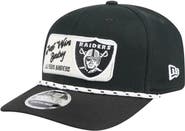 New Era Men's New Era Black Las Vegas Raiders Chant 9SEVENTY Stretch-Snap Hat