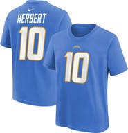 Nike Youth Nike Justin Herbert Powder Blue Los Angeles Chargers Player Name & Number T-Shirt