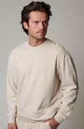 LEISURE LAB Cotton Lounge Crewneck