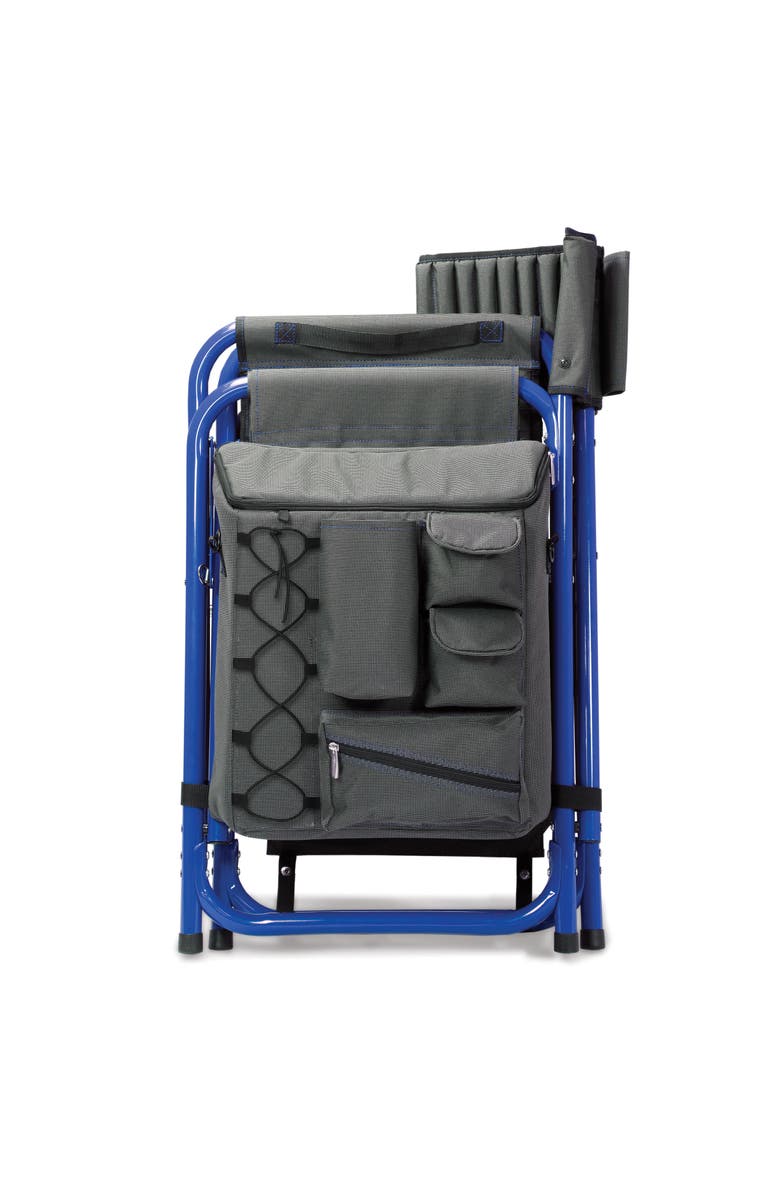 Oniva Fusion Camping Chair, Alternate, color, Dark Gray With Blue Accents