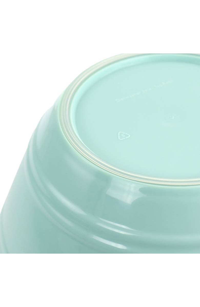 MARTHA STEWART Plastic Bowl Set 8 piece with Lids, Alternate, color, Turquoise