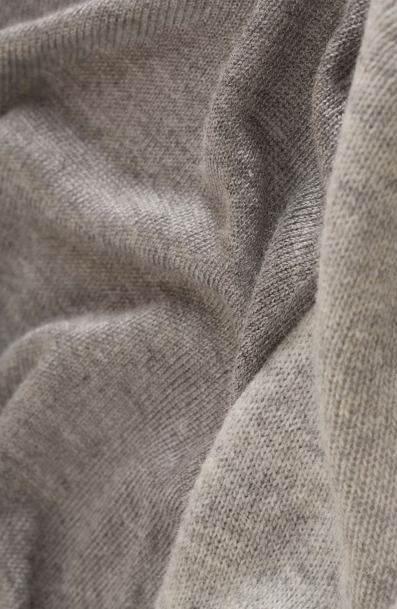 Topshop Sheer Back High/Low Sweater, Alternate, color, 