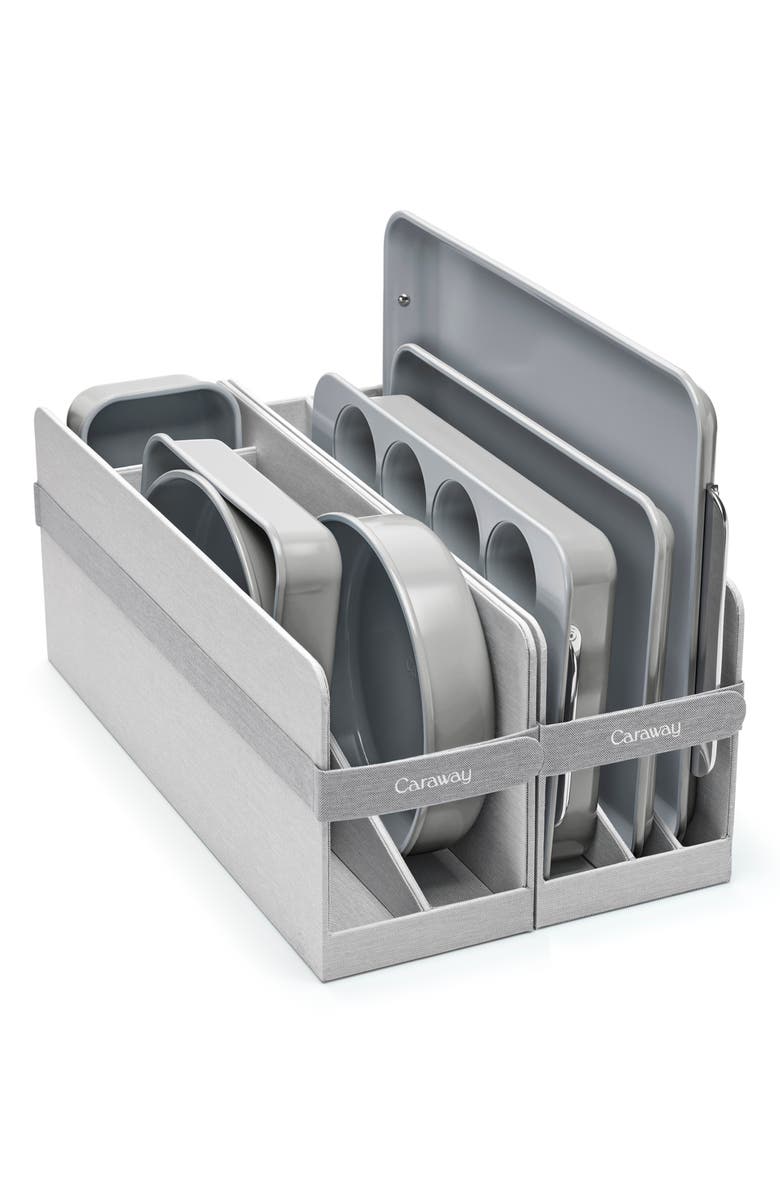 CARAWAY 11-Piece Nontoxic Ceramic Bakeware Set, Alternate, color, Gray