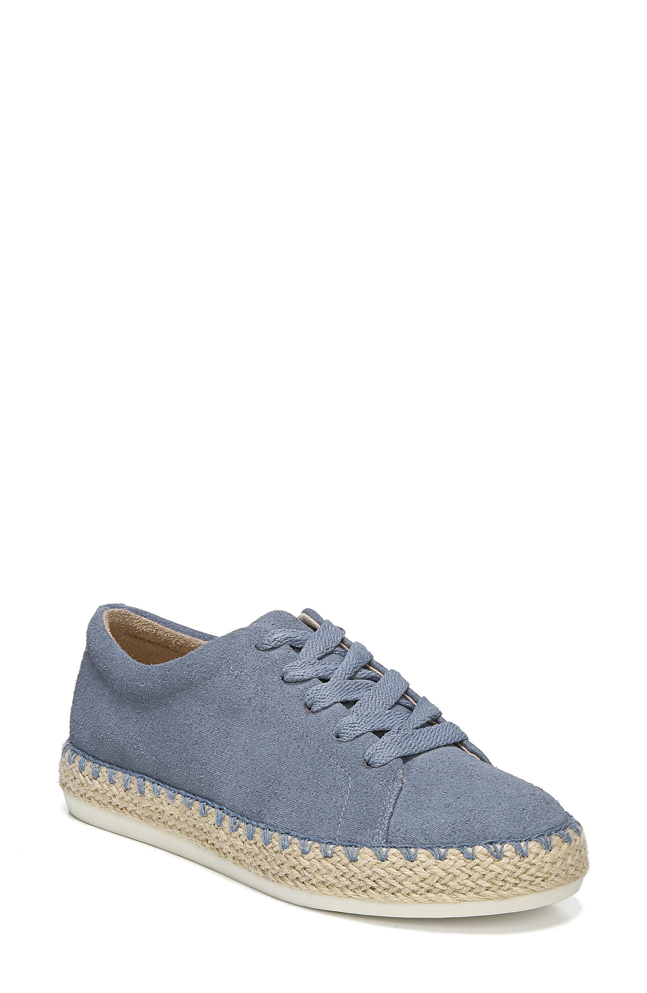 Sunnie Sneaker, Main, color, BLUE LEATHER