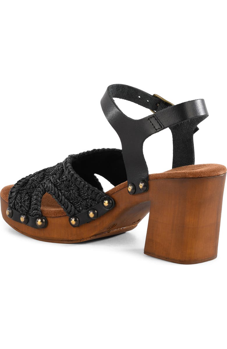 Seychelles Ravenna Ankle Strap Platform Sandal, Alternate, color, Black