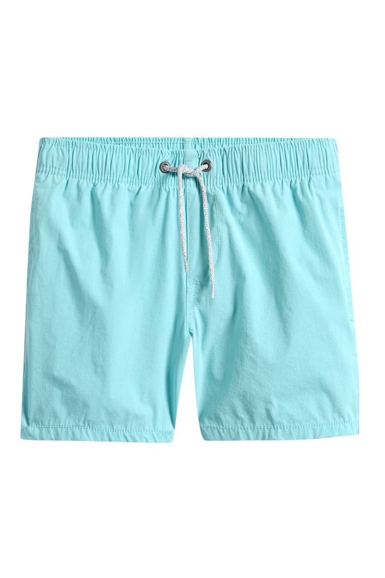 Kids' Vintage Wash Volley Swim Trunks, Main, color, AQUA