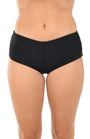 Citrus Hot Pants Swim Bottoms In Black