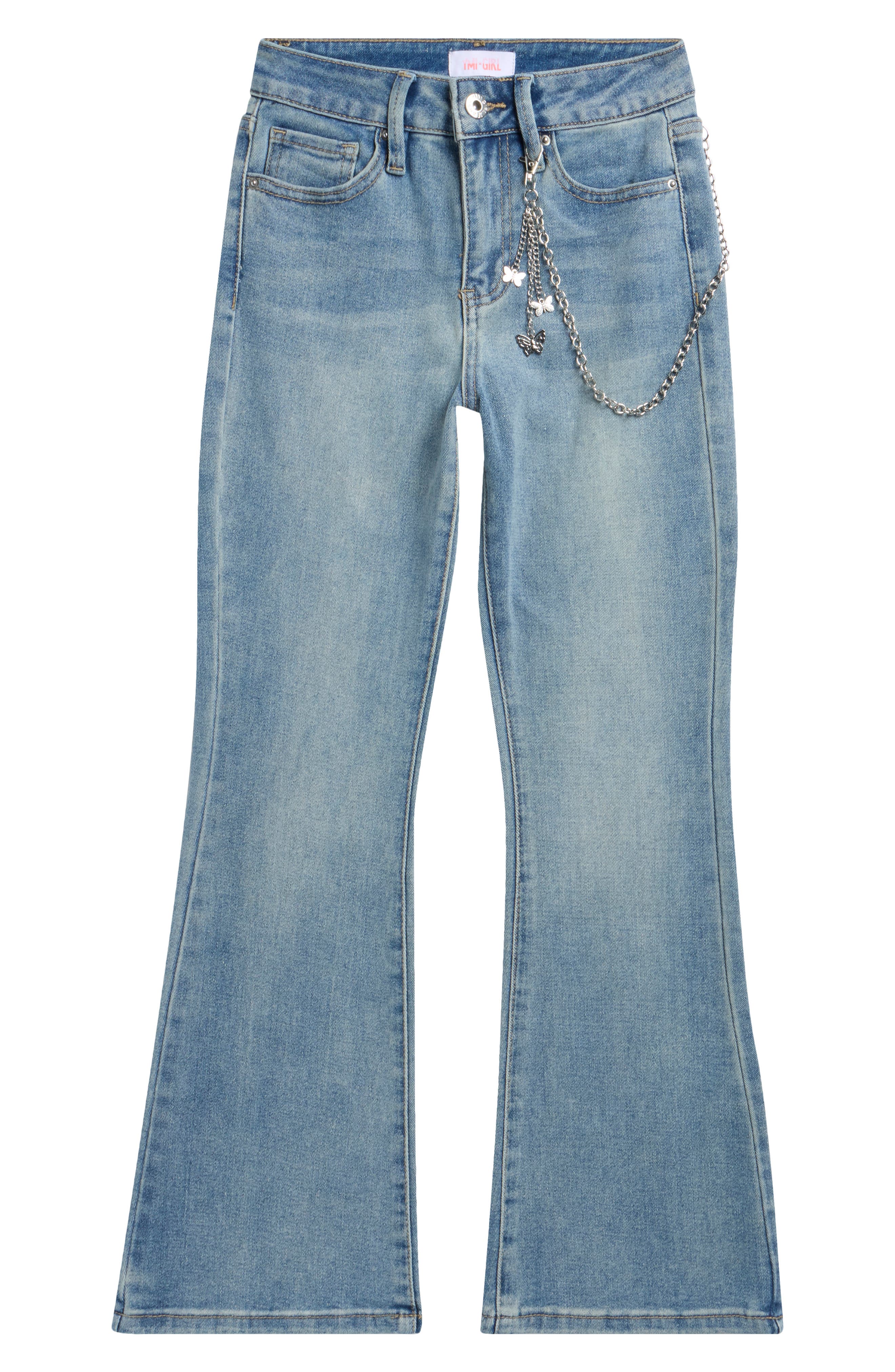 Kids' Chain Charm Flare Jeans