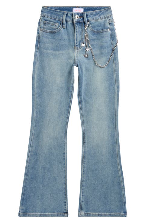 Kids' Chain Charm Flare Jeans