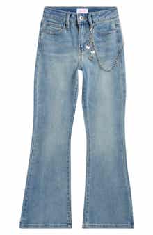 Kids' Chain Charm Flare Jeans