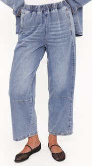 Petal & Pup Sophie Pull-On Crop Barrel Jeans