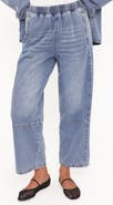 Petal & Pup Sophie Pull-On Crop Barrel Jeans