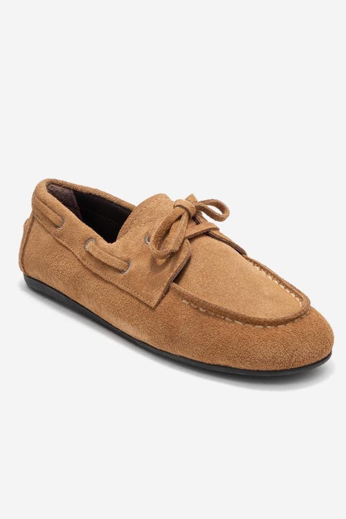 Forever & Always Shoes Serelis Leather Lace Up Loafer In Brown